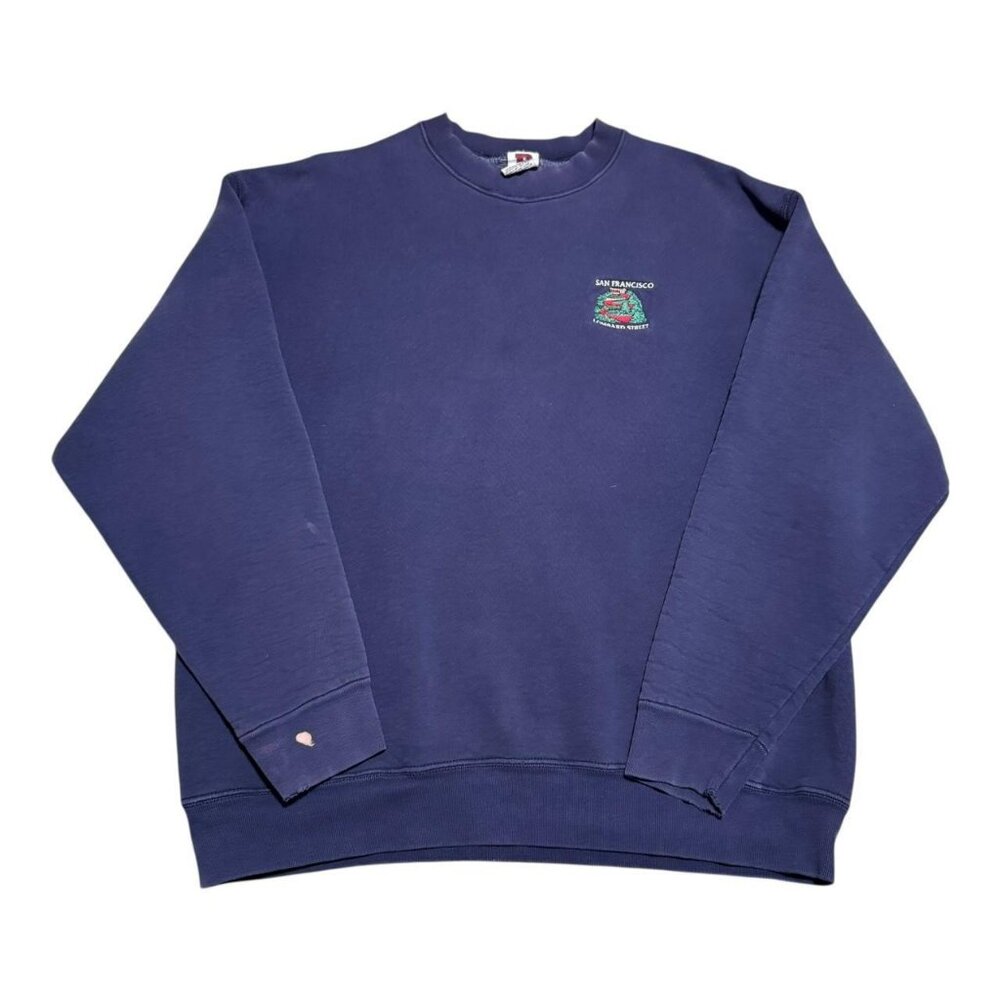 Vintage 90s Boa Sportswear San‎ Francisco Lombard Street Sweatshirt Adult 2XL